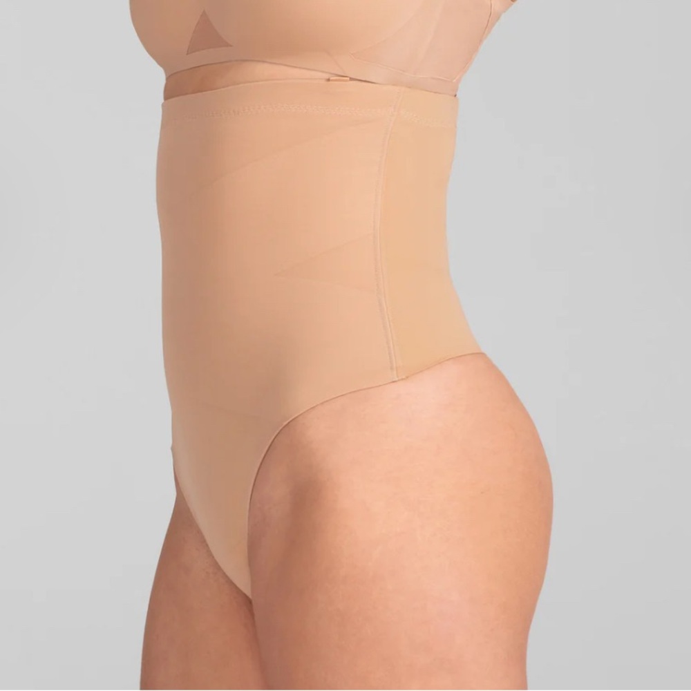 Honeylove Tan Seamless Shapewear High-Waisted Bodysuit